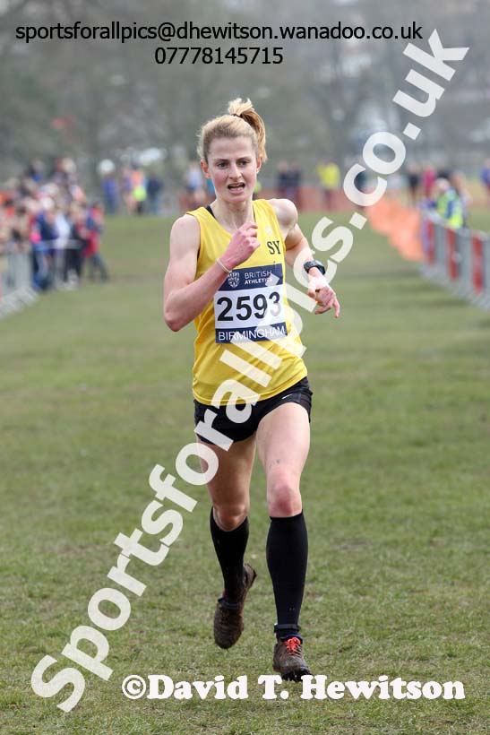 Womens under-20s 2016 Inter Counties Cross Country Champs. and Cross Challenge Final, Cofton Park, Birmingham. Photo: David T. Hewitson/Sports for All Pics